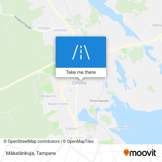 Mäkelänkuja map