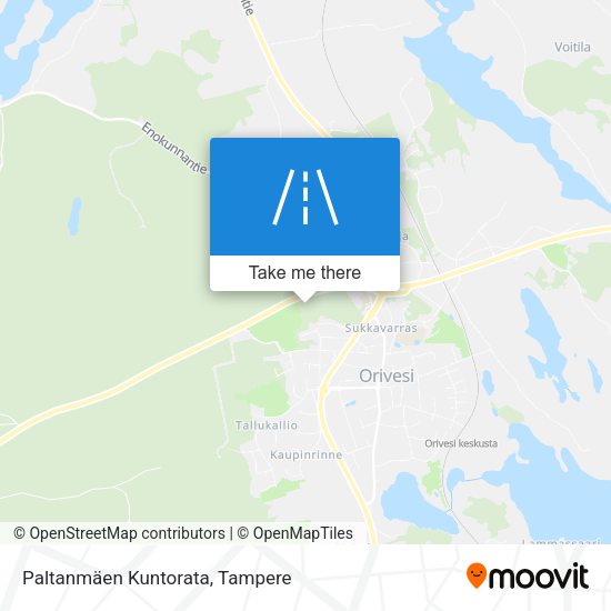 Paltanmäen Kuntorata map