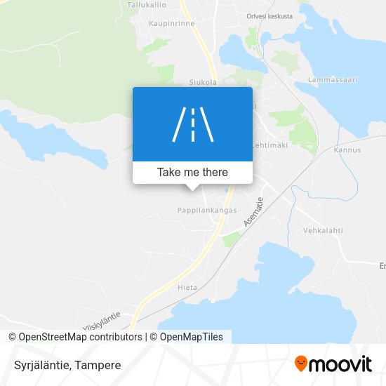 Syrjäläntie map