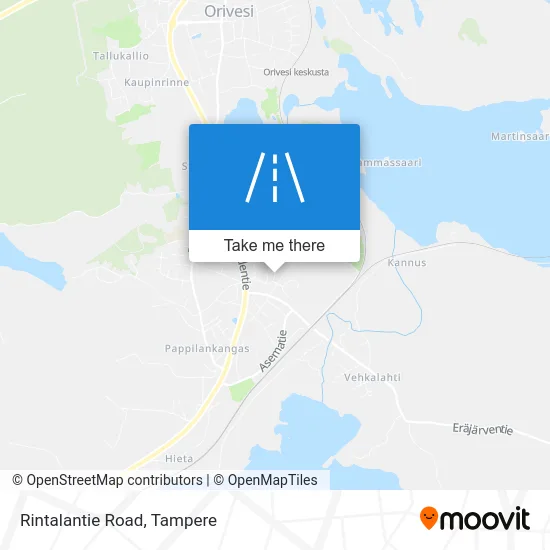 Rintalantie Road map