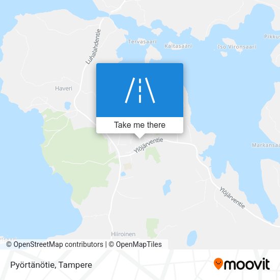 Pyörtänötie map