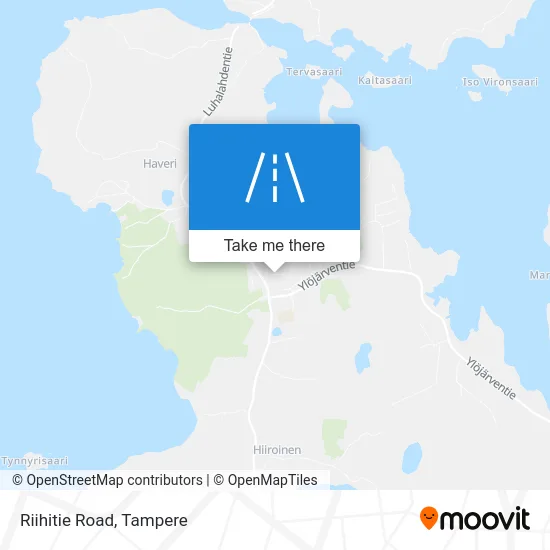 Riihitie Road map