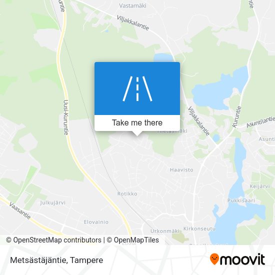 Metsästäjäntie map