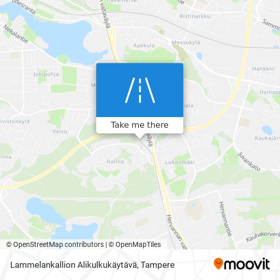 Lammelankallion Alikulkukäytävä map