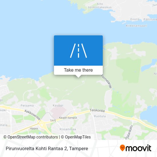 Pirunvuorelta Kohti Rantaa 2 map