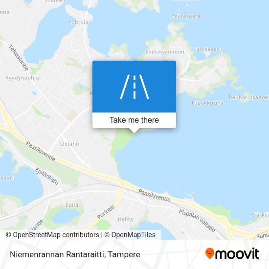 Niemenrannan Rantaraitti map