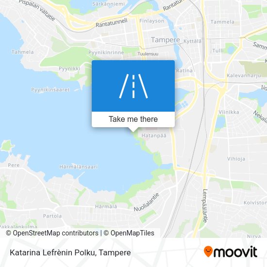 Katarina Lefrènin Polku map