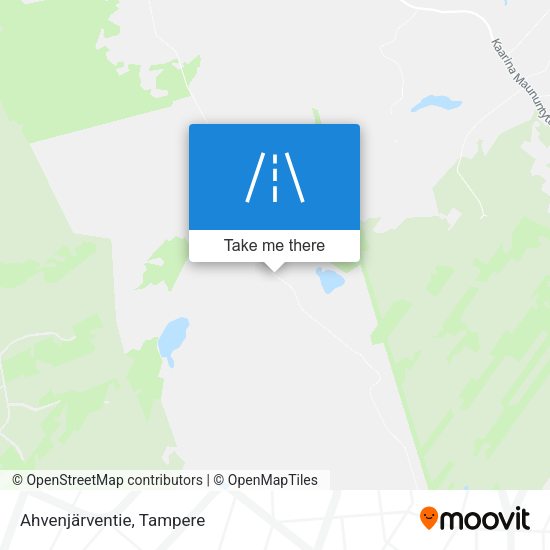 Ahvenjärventie map