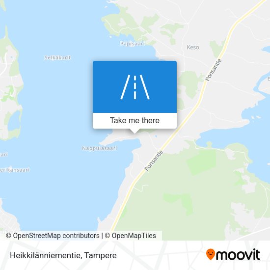 Heikkilänniementie map