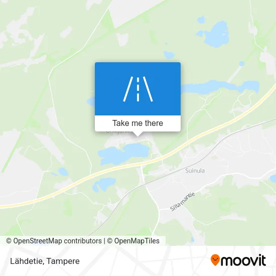 Lähdetie map