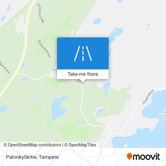 Palonkyläntie map