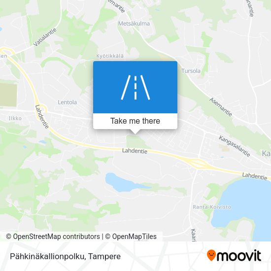 Pähkinäkallionpolku map