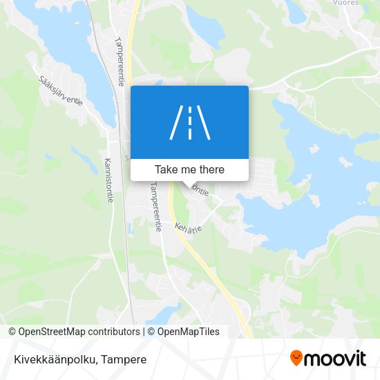Kivekkäänpolku map