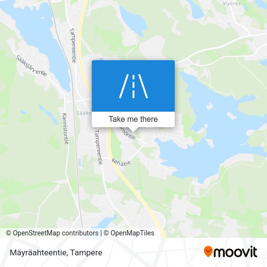 Mäyräahteentie map