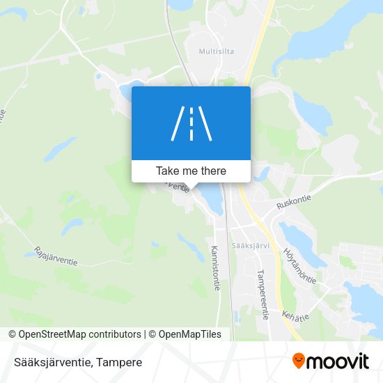 Sääksjärventie map