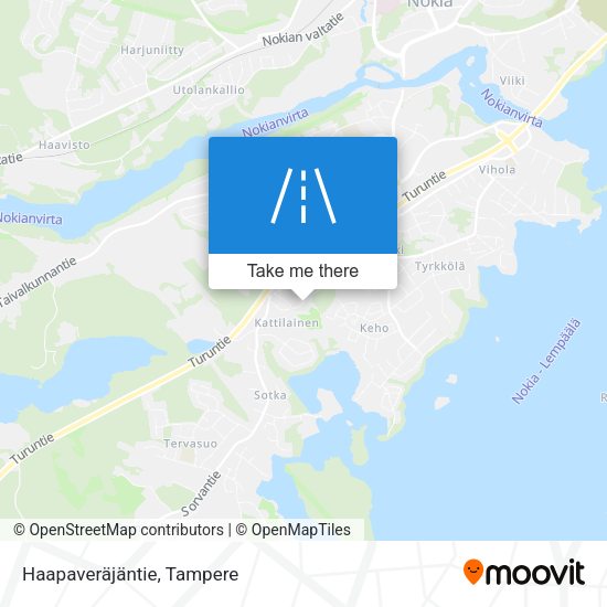 Haapaveräjäntie map