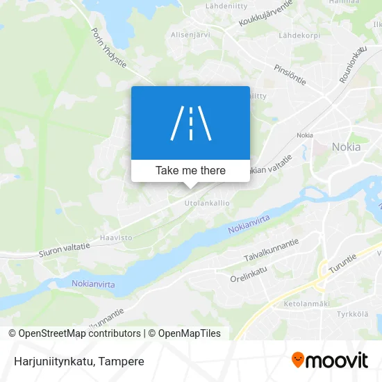 Harjuniitynkatu map
