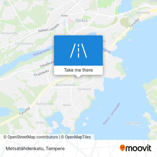 Metsätähdenkatu map