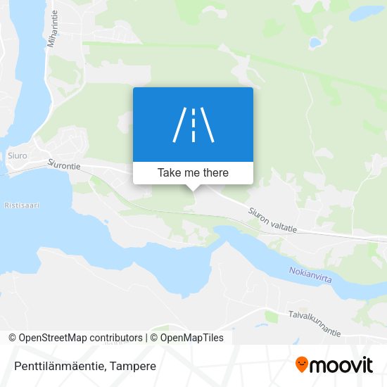 Penttilänmäentie map