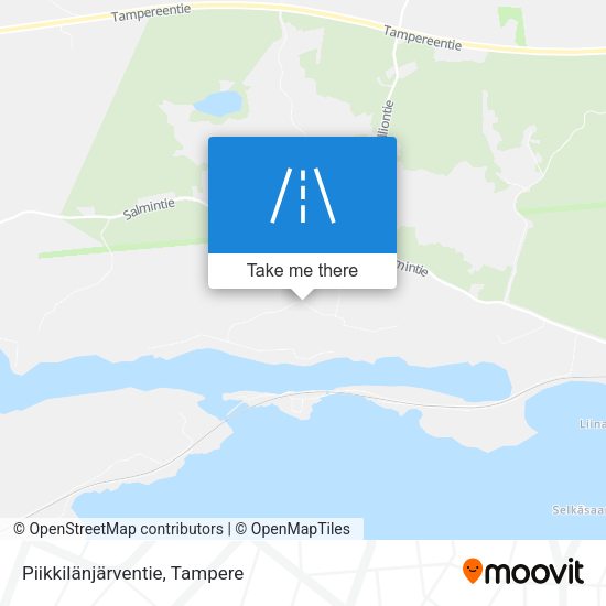 Piikkilänjärventie map