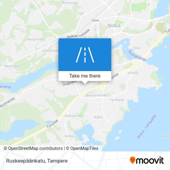 Ruskeepäänkatu map