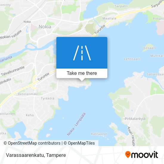 Varassaarenkatu map