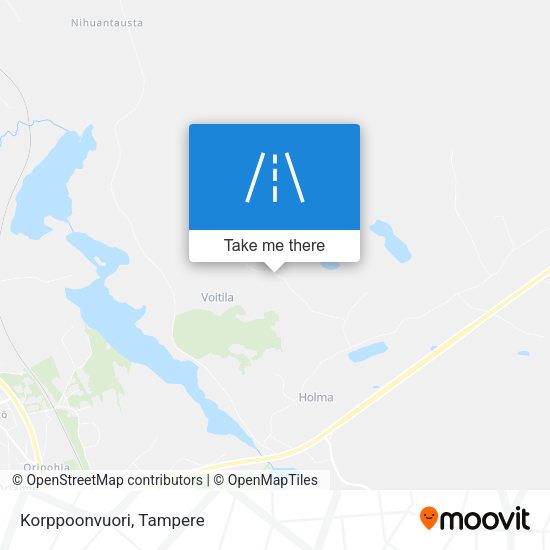 Korppoonvuori map