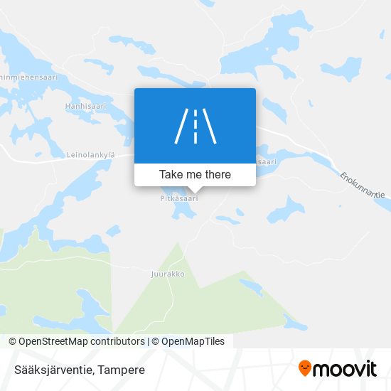 Sääksjärventie map