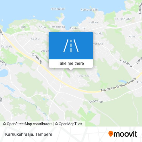 Karhukehrääjä map