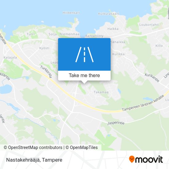 Nastakehrääjä map