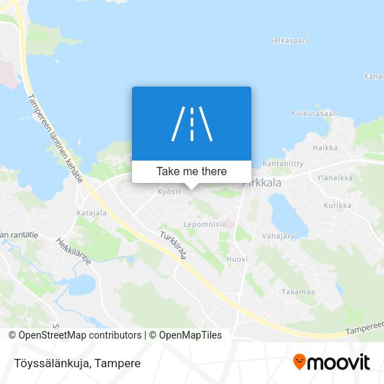 Töyssälänkuja map