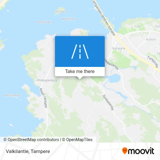 Valkilantie map