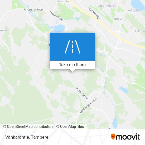 Vähkäräntie map