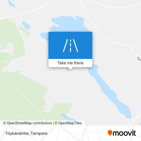 Töykänäntie map
