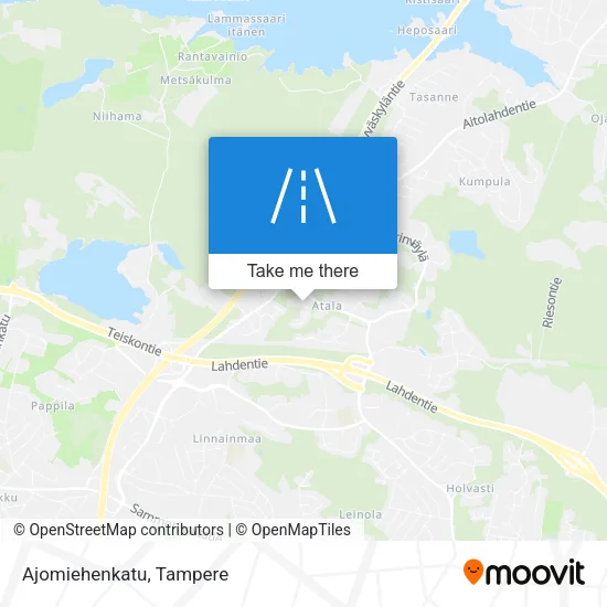 Ajomiehenkatu map