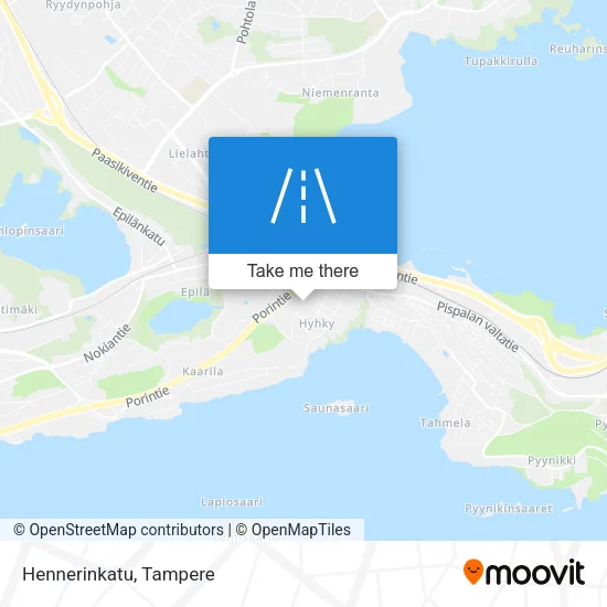 Hennerinkatu map