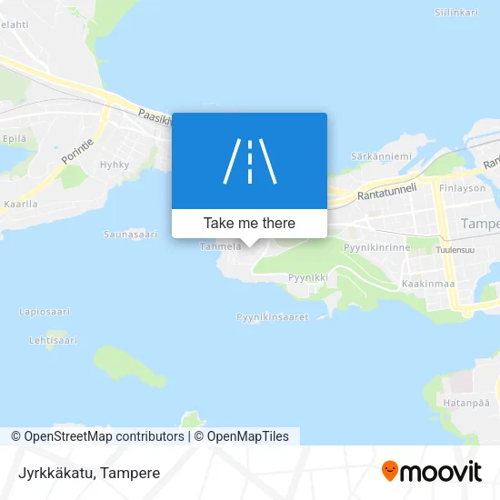 Jyrkkäkatu map
