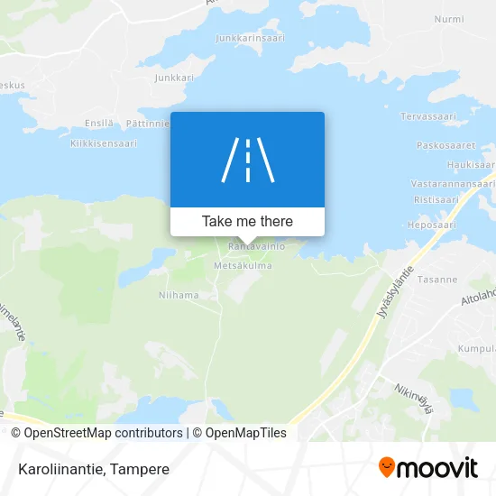Karoliinantie map
