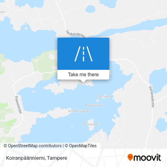 Koiranpäänniemi map