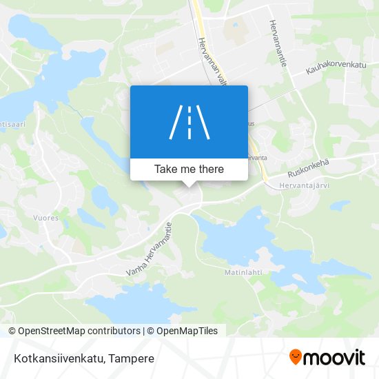 Kotkansiivenkatu map