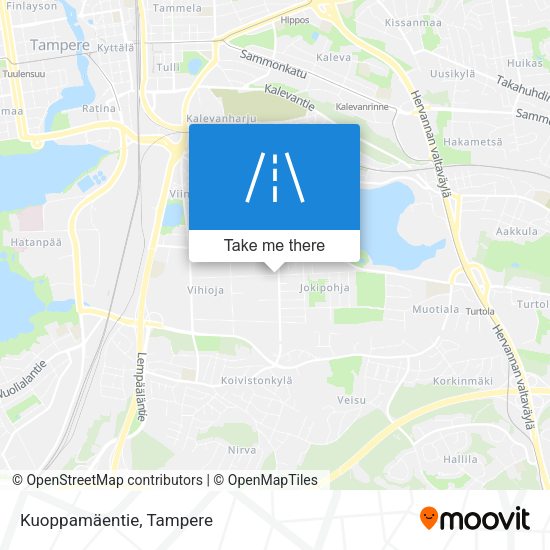 Kuoppamäentie map