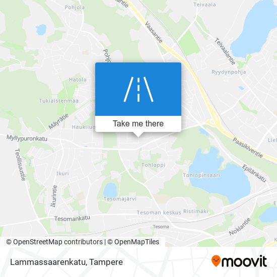 Lammassaarenkatu map