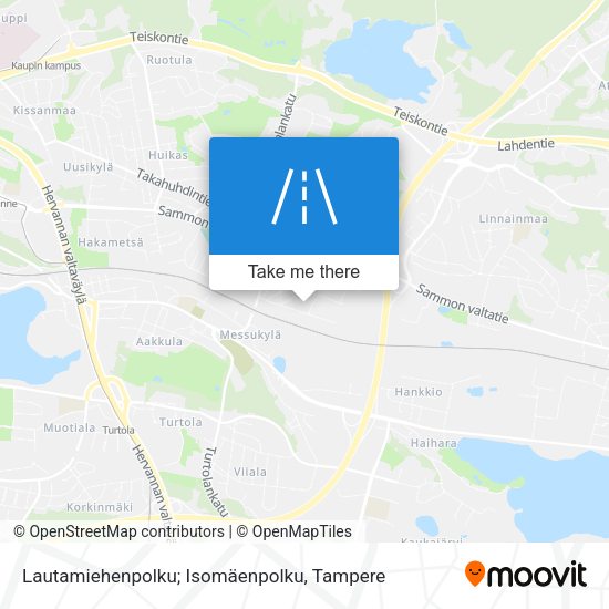 Lautamiehenpolku; Isomäenpolku map