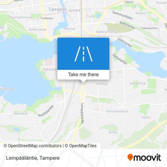Lempääläntie map