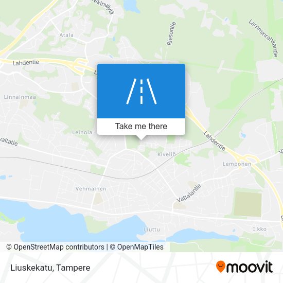 Liuskekatu map