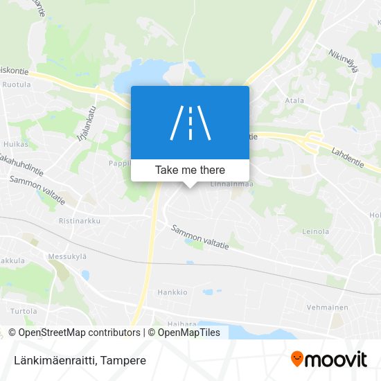 Länkimäenraitti map