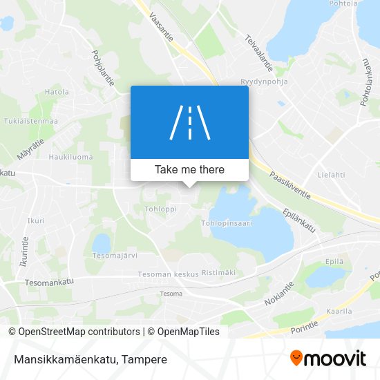 Mansikkamäenkatu map