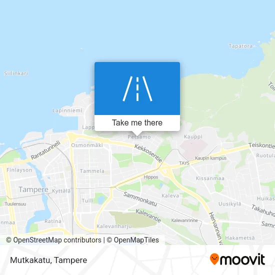 Mutkakatu map