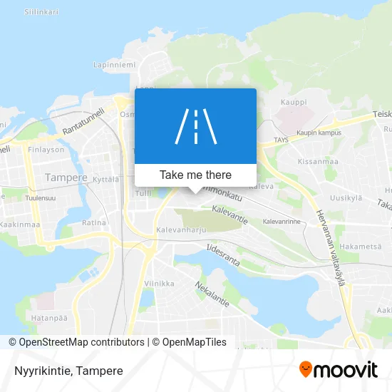 Nyyrikintie map
