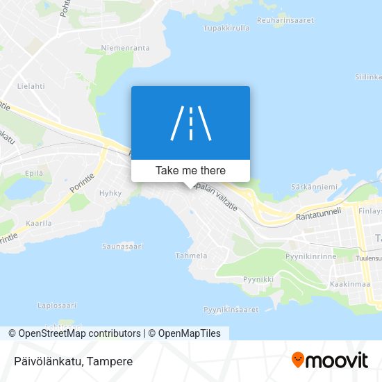 Päivölänkatu map